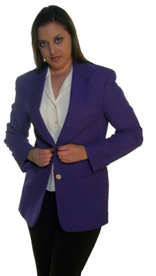 PURPLE BLAZER