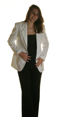 WHITE BLAZER