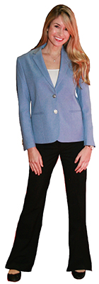 LIGHT POWDER BLUE BLAZER
