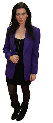 PURPLE BLAZER