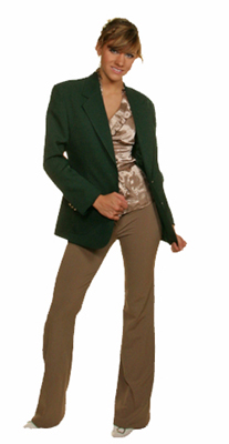 HUNTER DARK GREEN BLAZER